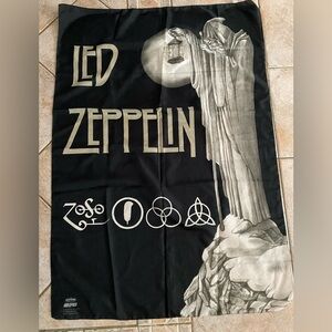 Vintage Led Zeppelin wall banner cloth tapestry
